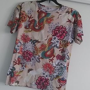 Dragons Logo Cream Top